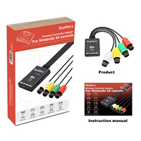 Adaptateur de manettes de jeu sans fil BlueRetro pour console Nintendo 64/N64, adaptateur de manettes de jeu sans fil multijoueur