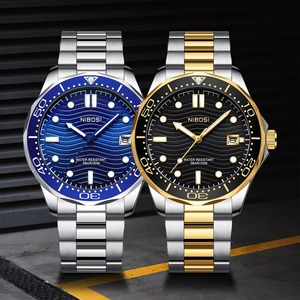 Drioshipping Logo personnalisable Montre à quartz de luxe pour hommes Bracelet classique en acier inoxydable de 18mm Style d'affaires antique à la mode - Product Image 3