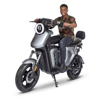 Moped électrique 1000W, batterie 72V 30Ah, vitesse maximale 60 km/h, longue autonomie, frein à disque hydraulique, vélo électrique pour trajets urbains