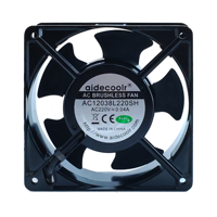 Ventilateur axial de refroidissement 120x120x38mm 110V AC, haute vitesse, faible bruit, pour machines CNC, refroidissement d'armoires industrielles