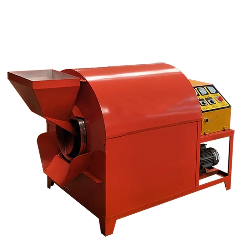 600-800 kg/h Máquina comercial de maní 30kg Asador de nueces Cocina de semillas BTMA Asador eléctrico de semillas de trigo y frutas de maíz