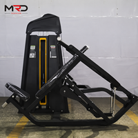 Machine de presse à épaules assise réglable à charge par poulie pour l'entraînement des deltoïdes, équipement de fitness en acier durable