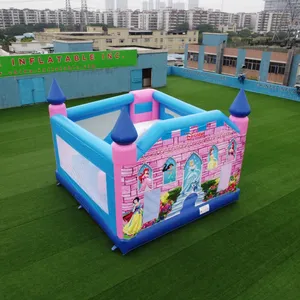 T2-510 Princess Theme inflatable bouncer inflatable Combos Combos cheap bounce houses