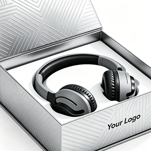 Caja de Empaque para Auriculares Inalámbricos Premium, Cierre Magnético, Plegable, de Papel Rígido, Empaque de Regalo de Lujo - Product Image 2