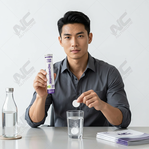 Suministro Directo de Fábrica, Suplemento Nutricional Natural para Adultos Nutricore, Tabletas Efervescentes de Magnesio+Zinc para el Metabolismo Muscular - Product Image 3