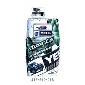 Huile moteur automobile YEFE 5W-40, lubrifiant entièrement synthétique, formule <span class=keywords><strong>anti</strong></span>-usure avancée, améliore l'efficacité énergétique, SN, voitures à essence - Product Image 2