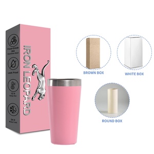Gobelet thermique à double paroi <span class=keywords><strong>de</strong></span> 16 oz, 450 ml, en acier inoxydable, mug à bière avec couvercle à <span class=keywords><strong>paille</strong></span>, voyage, camping, <span class=keywords><strong>vin</strong></span>, 16 oz, tasses en céramique <span class=keywords><strong>de</strong></span> 16 oz - Product Image 3