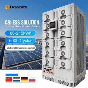 NUEVO Almacenamiento de batería de alto voltaje Montado en Rack 80kwh 100kWh 150kWh Lifepo4 Batería de litio BMS Sistema de almacenamiento de energía - Product Image 1