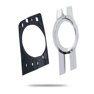 Cache-phare antibrouillard Mercedes-Benz Classe GL W164, cadre électroplaqué ABS, 1648800724 1648800824, montage gauche et droit - Product Image 1