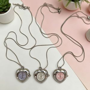 Orologi da Donna BARSH alla Moda con Catena a Collana, Gioielli con Ciondolo a Cuore, Eleganti Orologi da Polso per Signore - Product Image 2