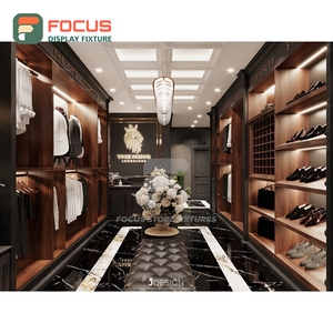 Modern Retail Project Chrome Metal Display Rack Oem Service Fashion Store - Product Image 3