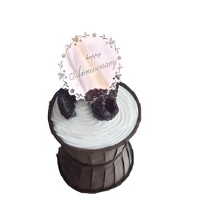 Decoración de Pastel de Acrílico para Aniversario, Suministros para Fiestas de Cumpleaños, Adorno para Pastel con Diseño de Corona de Corazón Floral, Mensaje Personalizado - Product Image 5