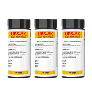 Tiras Reactivas de Orina URS <span class=keywords><strong>5</strong></span> en 1, <span class=keywords><strong>5</strong></span> Parámetros de Prueba: <span class=keywords><strong>UTI</strong></span>, Proteínas, Leucocitos, Nitritos, PH, Cetosis, 100 Unidades - Product Image 5