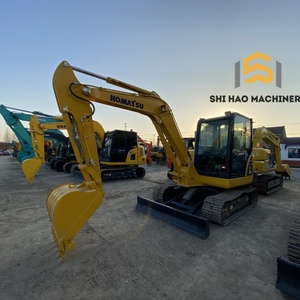 Excavadora de cadenas usada KOMATSU PC56 de 5.6 toneladas de alta calidad, original japonesa para trabajo agrícola y doméstico - Product Image 3