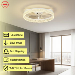 Ventilador Eléctrico de Lujo de 5 Aspas y 20 Pulgadas con Motor BLDC, Diseño Silencioso, Cuerpo de Plástico, 6 Velocidades, Atenuación Continua, Control Remoto por Aplicación - Product Image 1