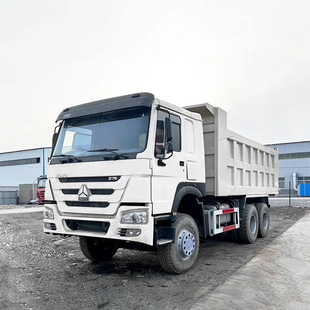 Sinotruck 10 caminhões basculantes usados de 40 toneladas de mineração Howo caminhão basculante caminhões basculantes 375