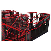 Piste d'obstacles professionnelle en mousse multifonctionnelle pour parcours Ninja Warrior, équipement pour centre de divertissement commercial