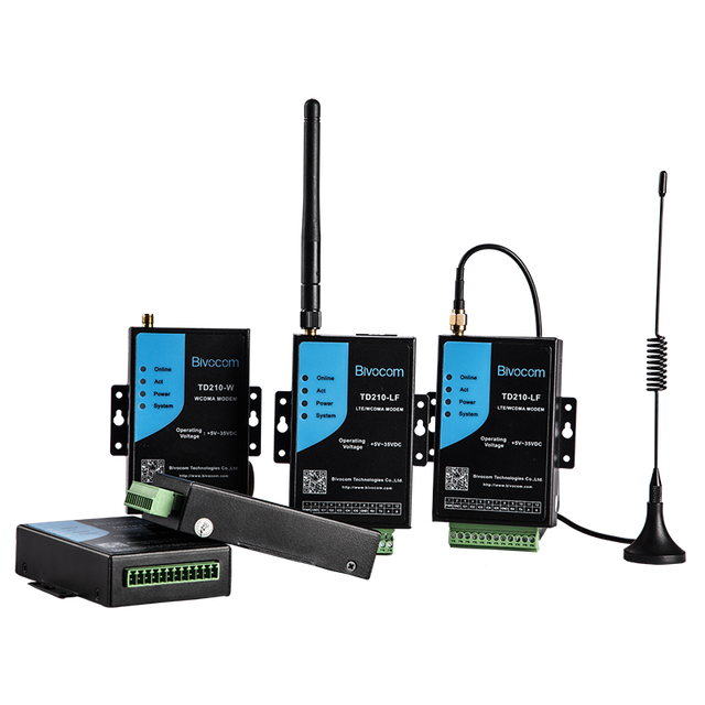 Bivocom M2M Cellular Network Modbus TCP/UDP Modems Remote Control Via MQTT Protocol for PLC Manufactured by Bivocom