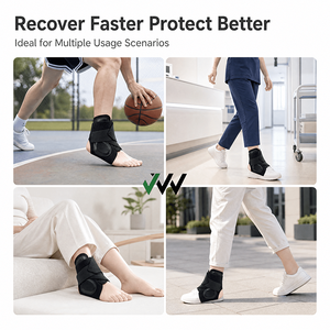 Soporte <span class=keywords><strong>de</strong></span> <span class=keywords><strong>Tobillo</strong></span> Médico Personalizado <span class=keywords><strong>de</strong></span> Fábrica, Estabilizadores Laterales Ajustables, Soporte <span class=keywords><strong>para</strong></span> Esguinces, Recuperación, Protección <span class=keywords><strong>para</strong></span> Baloncesto y <span class=keywords><strong>Voleibol</strong></span> - Product Image 1