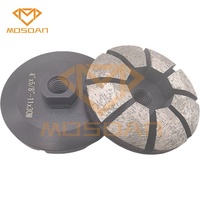 Meule diamantée à segment biseauté de 4 pouces 100mm pour le béton de pierre