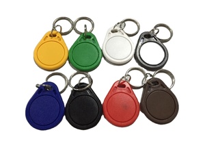 Encripted ABS <span class=keywords><strong>RFID</strong></span> keyfobs Mifare desfire EV1 EV2 EV3 in logo hitag 2 NFC <span class=keywords><strong>keyfob</strong></span> - Product Image 2