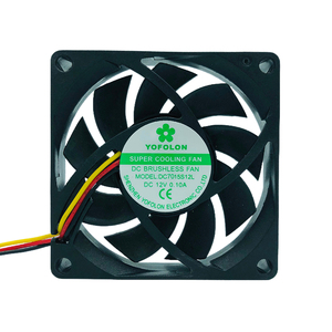 Yofolon 70x70x15mm 12V tay áo mang tiếng ồn thấp làm mát trục quạt tốc độ cao 5V 24V Mini <span class=keywords><strong>DC</strong></span> Quạt điện xe hơi ghế <span class=keywords><strong>DC</strong></span> động cơ quạt - Product Image 1