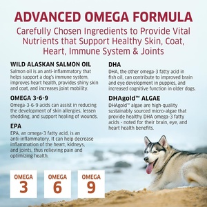 Suplementos Masticables de Aceite de Pescado Omega 3 6 9 de Marca Propia, Ricos en EPA y DHA, Vitaminas C y E, Alivio de Alergias, Salud para Perros y Gatos con Pérdida de Pelo - Product Image 5