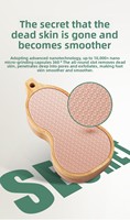 Écologique Lisse Simple Mode Style Râpe À Pieds Portable Poils De Bambou Bois Callus Remover Pédicure Outil
