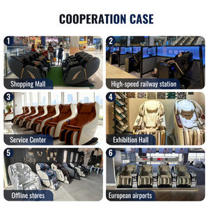 Fauteuil de massage commercial de luxe à commande par pièces ou billets, zéro gravité, 3D 4D, avec airbags intégraux et paiement par <span class=keywords><strong>carte</strong></span> de crédit - Product Image 6