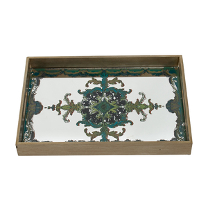 Vassoio Decorativo 18.1x13x2 Pollici con Design Ornamentale per Servire - Product Image 3