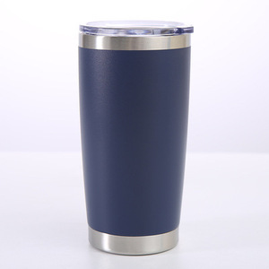 Logo personnalisé gobelets isolés sous vide café acrylique isolé à <span class=keywords><strong>double</strong></span> <span class=keywords><strong>paroi</strong></span> 20oz en acier inoxydable gobelet avec couvercle - Product Image 3