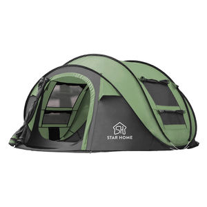 Kaynak fabrika OEM 3-4 kişi sıcak satış açık kamp çadırları su geçirmez yüksek kalite kolay kurulan çadır - Product Image 6