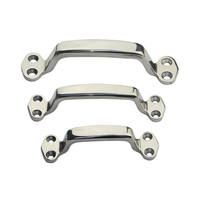 Poignée en arc en acier inoxydable série SK4-050 SUS304 poli miroir pour salle de bain extérieur hôtel cuisine extérieure centre commercial portes de hall
