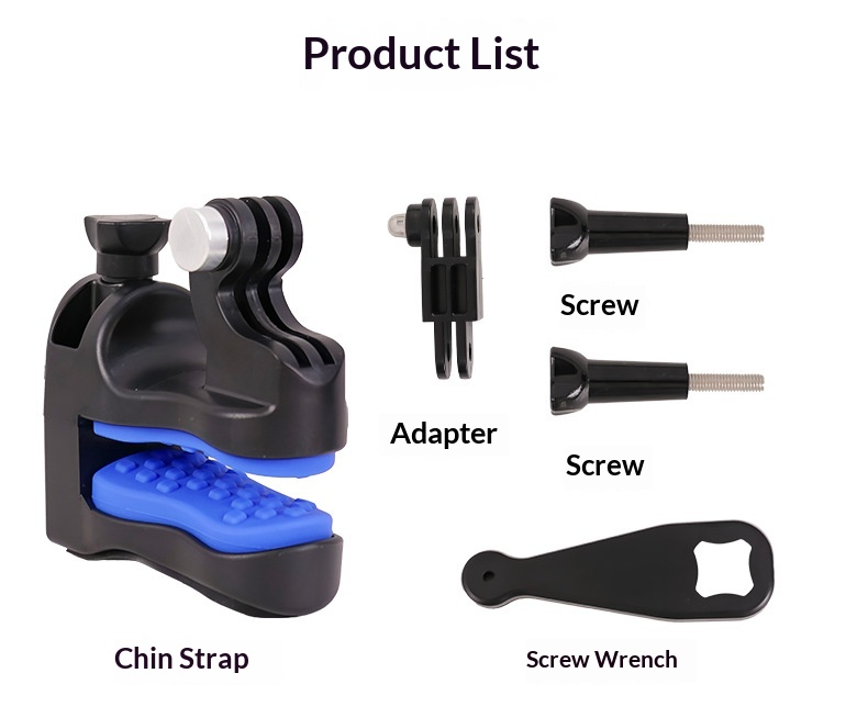 Helmet Chin Mount (black)