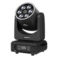 SHTX Nouvelle Version Améliorée Mini Laser Bee Eye pour KTV, Bar, Scène, 6x15W RGBW 4-en-1 LED Bee Eye Moving Head Beam Light avec Anneau Hola