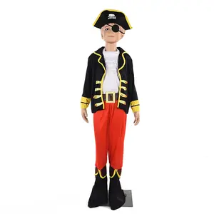 Creazioni spettrali George Washington Colonial ragazzi Costume con cappello per Halloween Dress Up Party