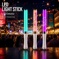 Solution d'éclairage LED à télécommande RGB pour stades Longstargift, bâton lumineux