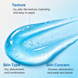 Private Label Hyaltoin Flooding Cream Blue Gel Moisturizer Skin Nourishing And Soothing Dry Skin And Anti-Wrinkle OEM <b>Face</b> Cream - Product Image 5