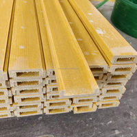 Perfiles de Fibra de Vidrio FRP Tipo I, Material de Construcción, Superficie Lisa, Técnica de Pultrusión, 25-70 mm, Modelo ZHENWANG