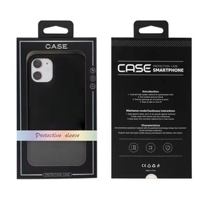 Foldable Window <b>Paper</b> Box With Hanging Hole For Phone Case <b>Digital</b> Accessory Packing - Product Image 1
