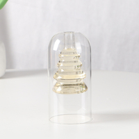 Bouteille d'arôme à double paroi de 150ml 180ml Bouteille de diffuseur de roseau en verre parfumé de luxe avec bâtons de bois