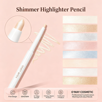 Individuelles Logo Leuchtender Glitzer-Highlighter & Lidschattenstift Make-up Langanhaltend Aufhellend Vegan Schimmer-Highlighter Großhandel