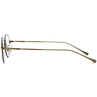 Gafas Borregls de Titanio Puro para Hombre, Montura Redonda de Diseño, Marca Nueva 2025, Ligeras, Estilo Japonés, Modelo 185690