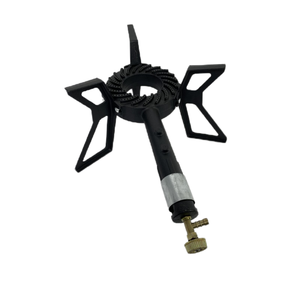 Quemador de Gas LPG Individual para Exteriores con Soporte Plegable de Hierro Fundido para Cocina Comercial, Hotel y Hogar - Product Image 1