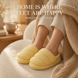 Nouveaux produits 2026 – Chaussons personnalisés en duvet et coton, style nuage, vente en gros pour femmes, chaussures d'hiver épaisses à plateforme pour intérieur et extérieur - Product Image 2