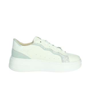 Zapatillas Donna K-10523 Bianco Rosa, Zapatos de Lona a la Moda - Product Image 4