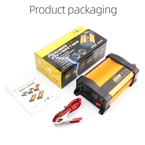 <span class=keywords><strong>Convertisseur</strong></span> de courant 300W à onde sinusoïdale modifiée 50Hz, double sortie, pour voiture/maison, de 12V CC à 220V CA - Product Image 5