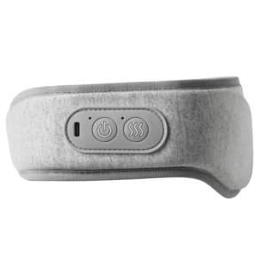 Masker tidur pemanas lipat portabel, pemijat mata elektrik dengan getaran panas, masker mata pijat - Product Image 4