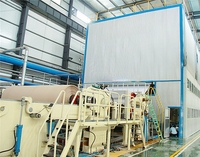 Machine de recyclage de papier usagé Yunda 100tpd pour boîte en Carton Kraft OCC Cannelure et production de papier de carton Duplex avec roulement
