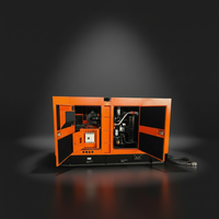 Groupe électrogène diesel silencieux 150 kVA avec panneau ATS à démarrage automatique 50/60 Hz 1800 tr/min Châssis ouvert